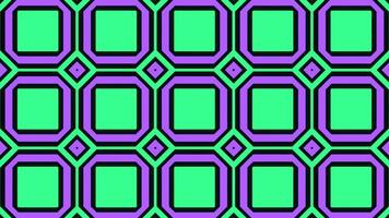 viola e turchese astratto piazze modelli sfondo vj ciclo continuo nel 4k video