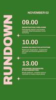 rundown for social media story template