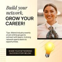 About Career Linkedin Post template