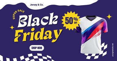 Jersey Black Friday Facebook Ad template