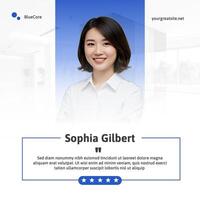 White Product Testimonies LinkedIn Post Template