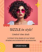 Product Launch Summer Fashion template