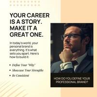 About Career Linkedin Post template