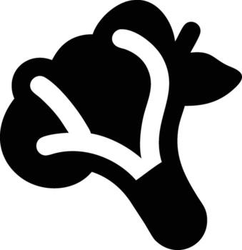 Bold Broccoli Icon on a White Background for Simple Design vector