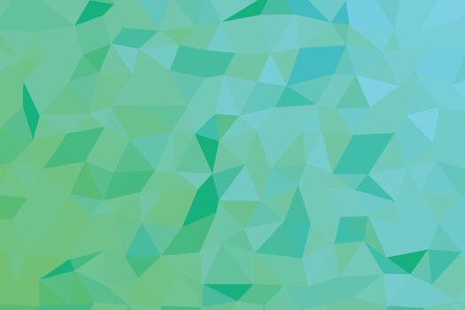 Abstract teal and cyan low poly geometric background pattern abstract design vector