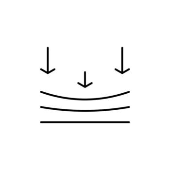 Abstract geometric design of arrows and lines. Suitable for financial or statistical data presentations, business concepts, or technology themes. Bold graphic element. vector