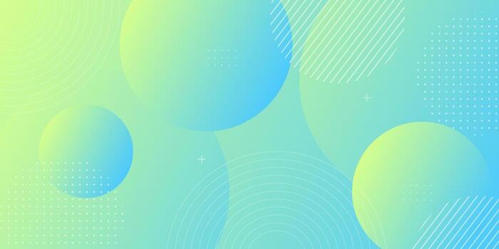 Abstract blue and yellow gradient background. Simple circle pattern design. Simple banner background. EPS10. vector