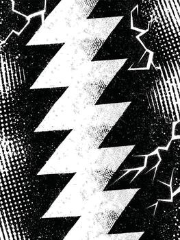 Distressed Lightning Zigzag Lines Abstract Texture vector