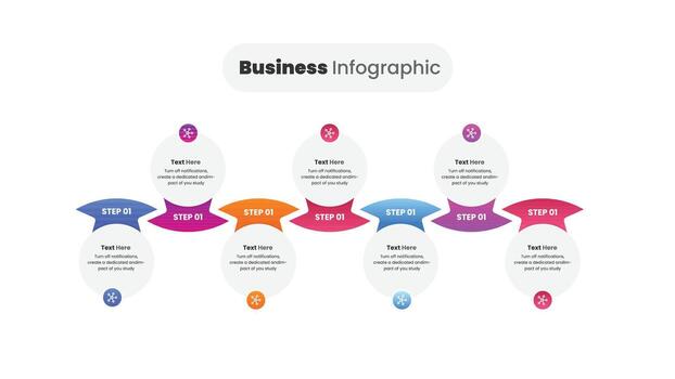 márketing infografía modelo para negocio estrategia y crecimiento datos vector