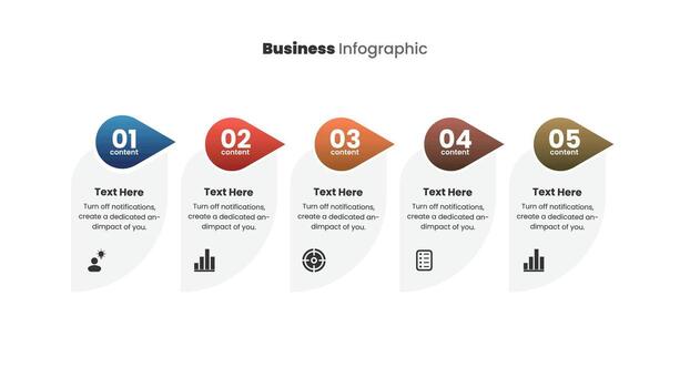 Timeline infographic design for process workflow and project steps vector