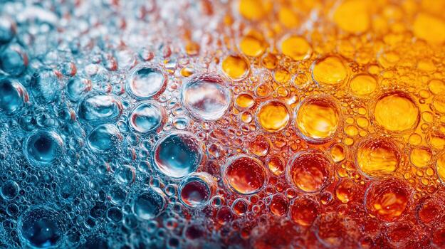Abstract Bubbles with a Color Gradient photo