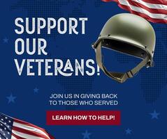 Veterans Day Facebook Post template