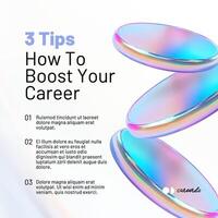 Career Tips for LinkedIn Post Template