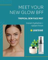 Product Launch Summer Essentials for Beauty template