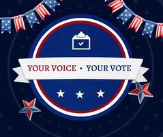 US Election for Facebook Post Template