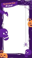 Halloween Week Sale Frame template