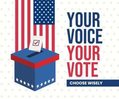 Simple US Election Facebook Post Template