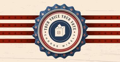 US Election for Facebook Ad template