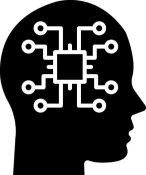 Machine Perception Futuristic Digital UI Mark vector