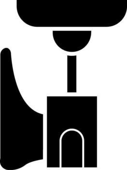 Broken Leg Gradient Styled Visual Element vector