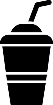 Milkshake Smooth Rounded UI Symbol vector