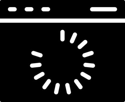 Loading Spinner Sleek Modern Visual Mark vector