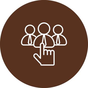 Candidate Selection Wireframe App Design vector