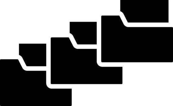 Folders Minimal Clean UI Element vector