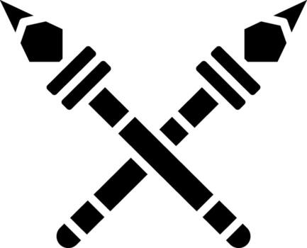 Spear Web Based Design Element vector