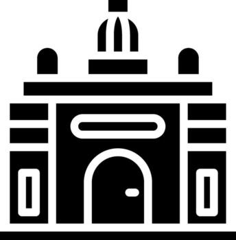 Palace Sharp Linear Edge Mark vector