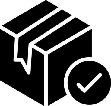 Checked Box Compact Clean Web Symbol vector