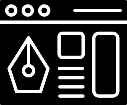 Ui Design Minimal Abstract Art Object vector