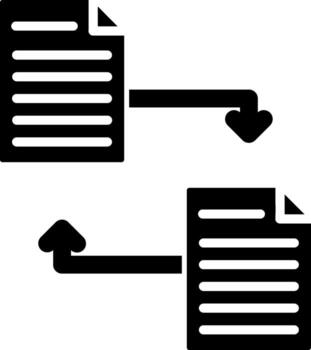 Files Exchange Digital Abstract Tech Element vector