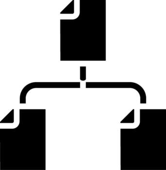 File Structure Color Enhanced Graphic vector