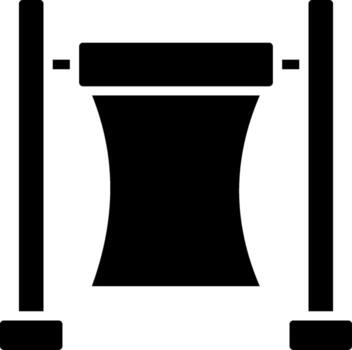 Screen Sharp Linear Edge Mark vector