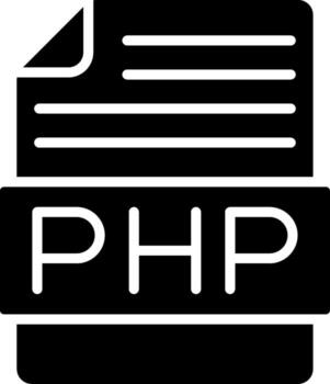 PHP Outlined Linear Art Artwork vector