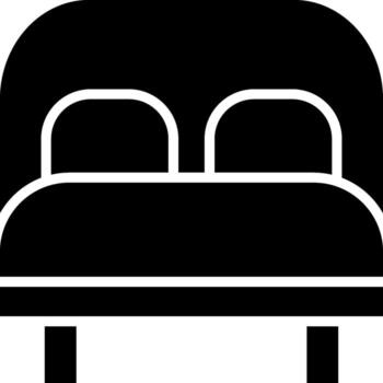 Bed Interactive User Interface Design vector