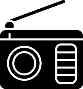 Radio Vibrant Color Visual Object vector