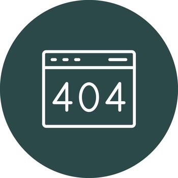 404 Error Page Modular Form vector