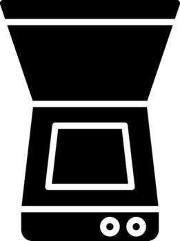 Scanner Minimal Abstract Art Object vector