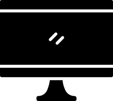 Monitor Clean Frame Styled Object vector