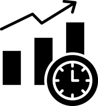 Efficiency Gradient Styled Visual Element vector