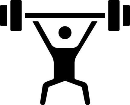 PowerLifting Minimal Clean UI Element vector