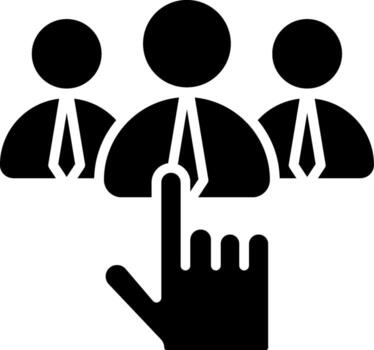 Candidate Selection Futuristic Digital UI Mark vector