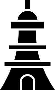 Eiffel Cool Tone Minimal Form vector