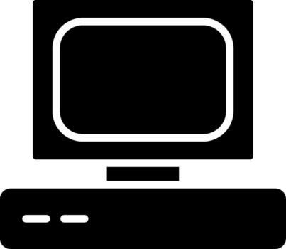 Old Computer Mobile App Illustration vector