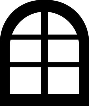Window Simplified Minimal Line Mark vector