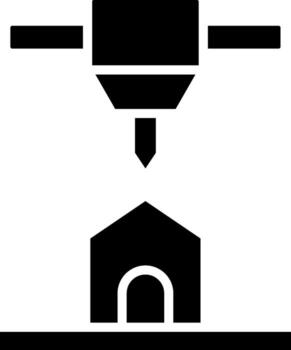 Architecture Model Thin Styled Graphic Shape vector