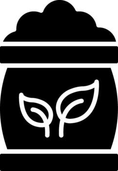 Fertilizer Interface Linear Graphic Design vector