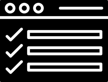 Table Of Content Coded User Interface Symbol vector